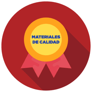 ícono "materiales de calidad"